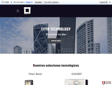 Tablet Screenshot of litio.com.mx